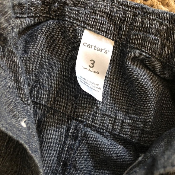 Boys chambray romper - Picture 2 of 5